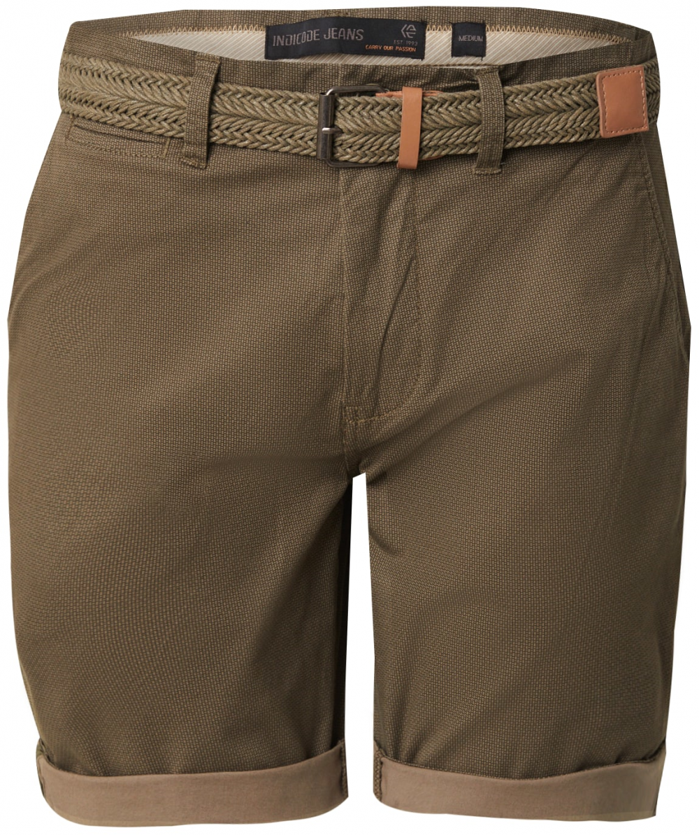 INDICODE JEANS Chino nohavice 'INBook'  kaki