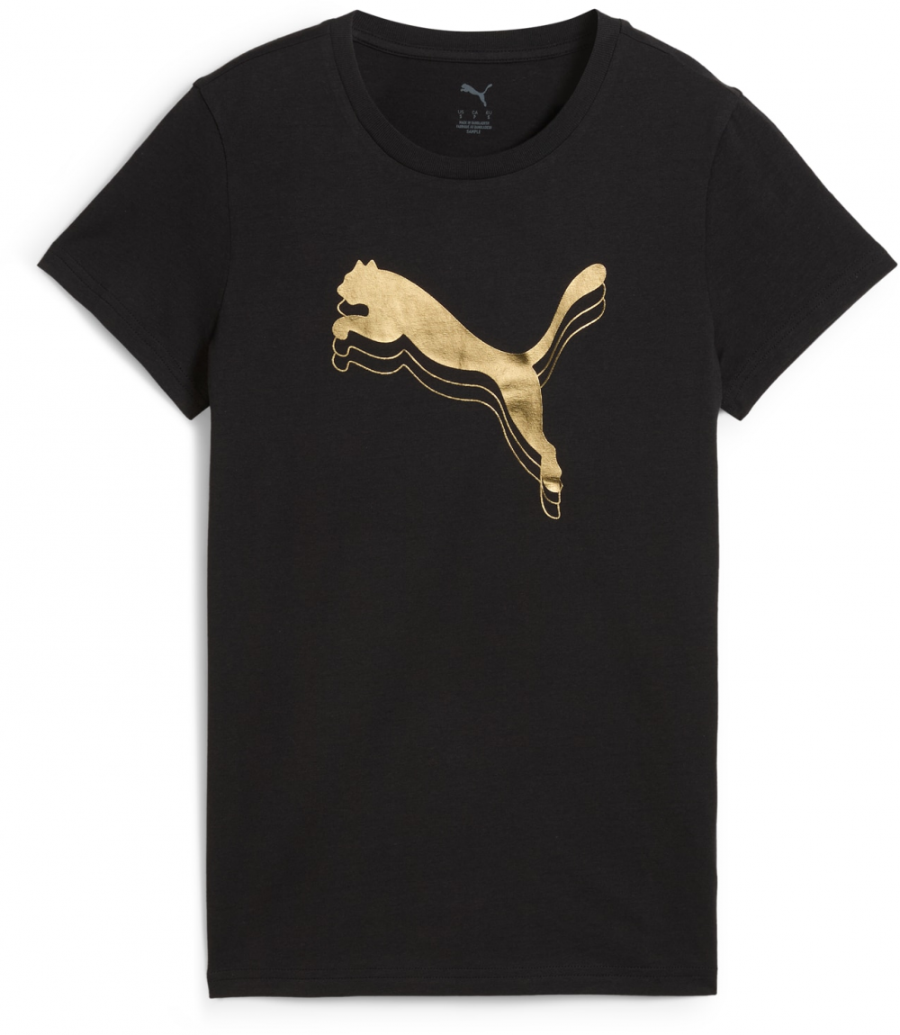 PUMA Funkčné tričko 'ESS'  zlatá / čierna