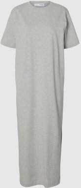 SELECTED FEMME Šaty 'SLFESSENTIAL'  sivá
