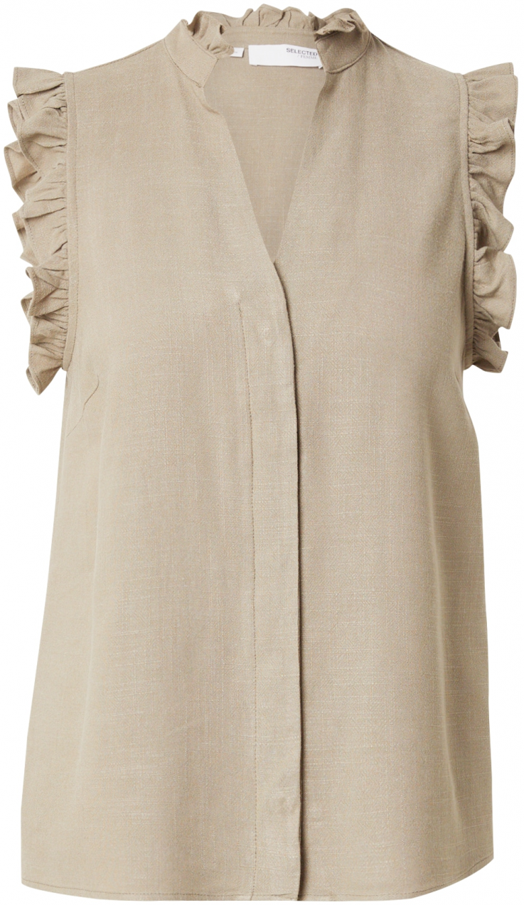 SELECTED FEMME Blúzka 'SLFViva'  kaki