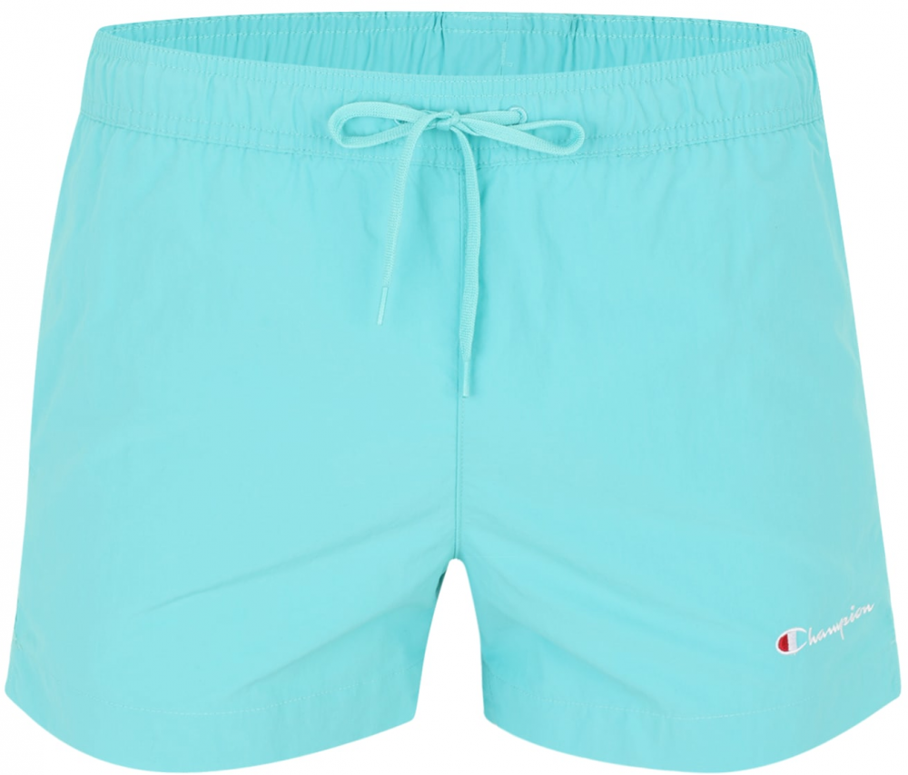 Champion Authentic Athletic Apparel Plavecké šortky  modrozelená / biela