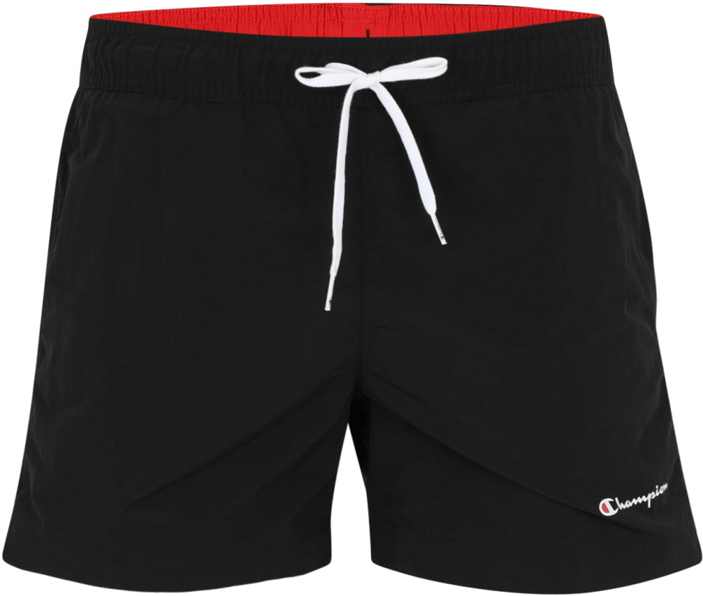 Champion Authentic Athletic Apparel Plavecké šortky  čierna / biela