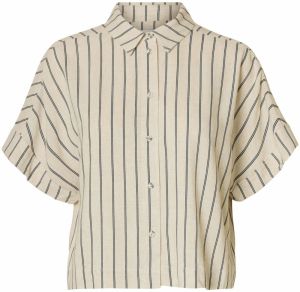 SELECTED FEMME Blúzka 'SLFVIVA'  nebielená / čierna