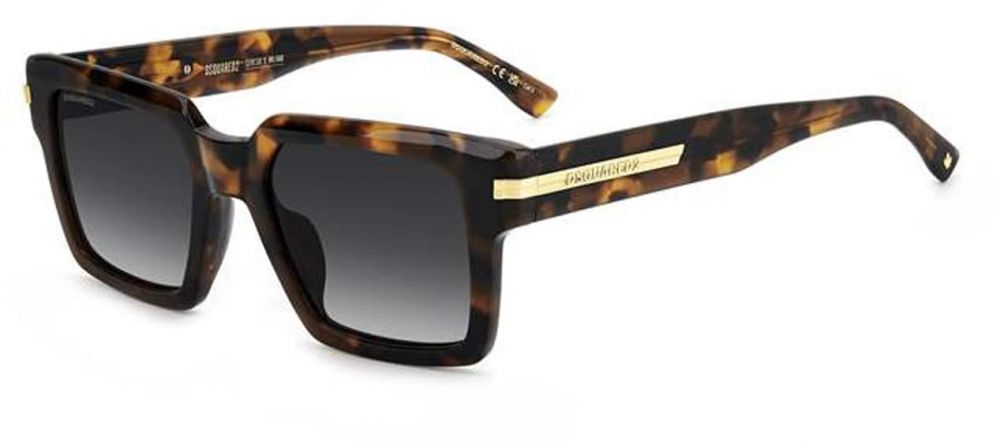 DSQUARED2 Slnečné okuliare  hnedá / čierna