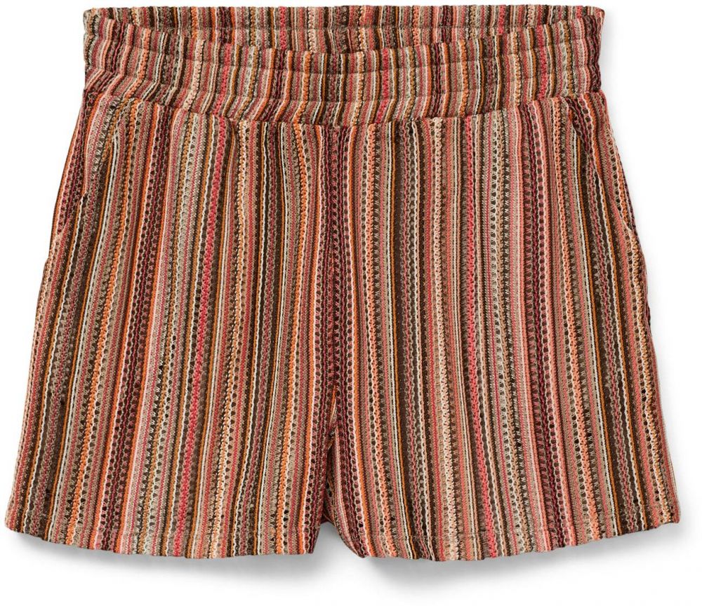 Vero Moda Petite Nohavice 'VMDEMI'  béžová / homárová / svetločervená / biela