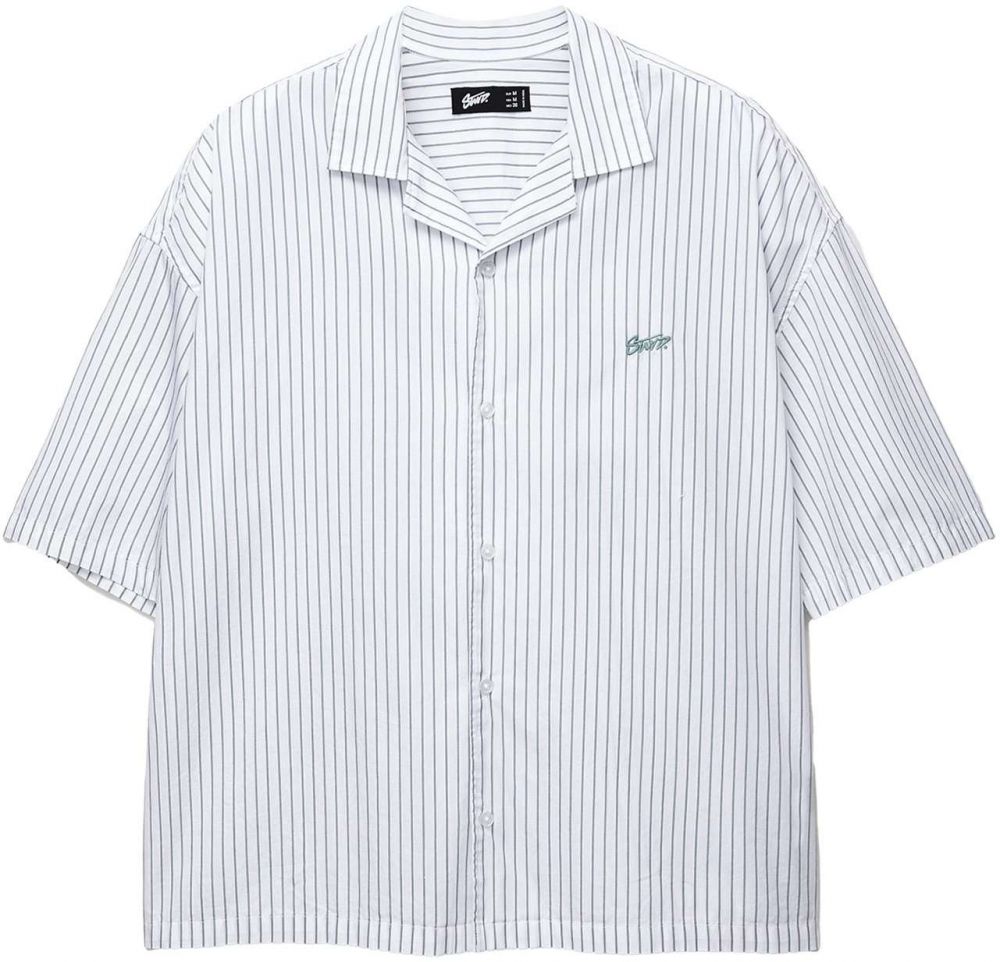 Pull&Bear Košeľa  tmavomodrá / biela