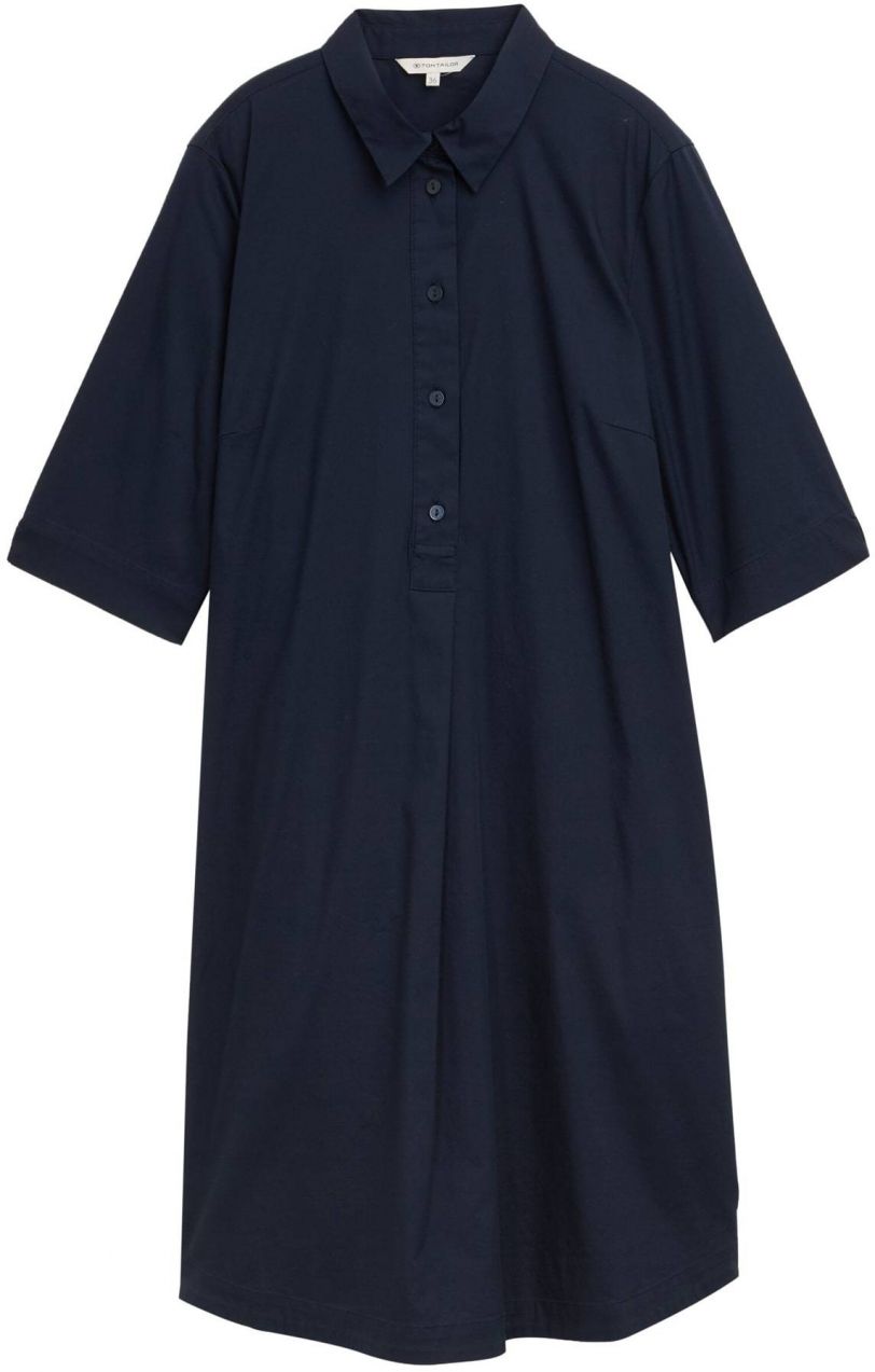 Tom Tailor Women + Košeľové šaty  tmavomodrá