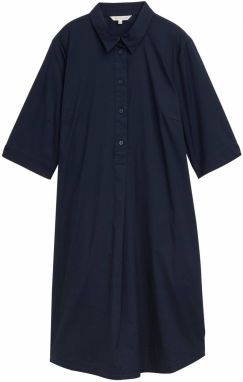 Tom Tailor Women + Košeľové šaty  tmavomodrá