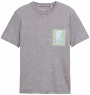 TOM TAILOR DENIM Tričko  svetlomodrá / sivá / svetlozelená / biela
