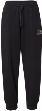 EA7 Emporio Armani Nohavice  zlatá / čierna