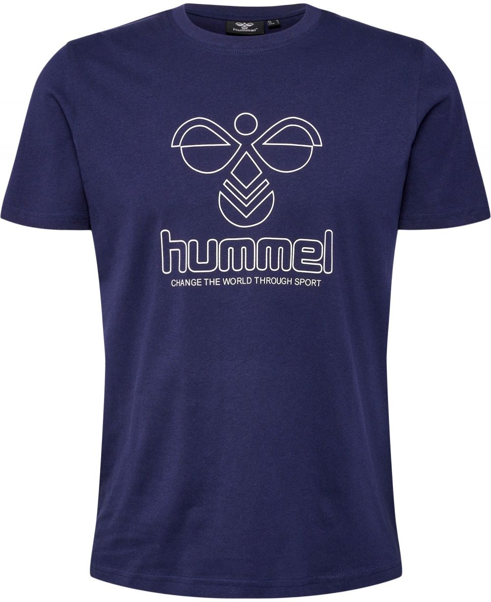 Hummel Funkčné tričko 'Icons'  námornícka modrá / biela