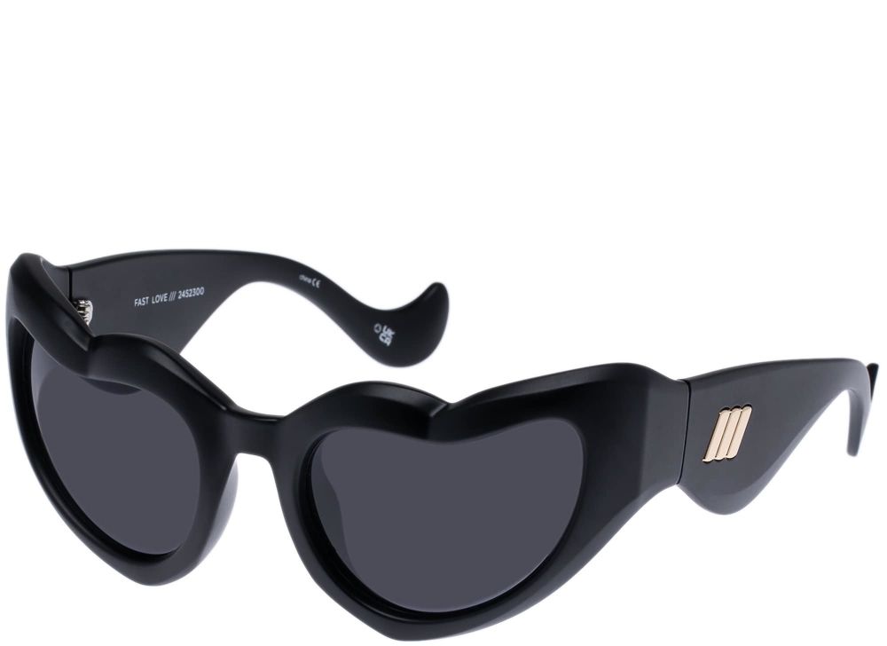 LE SPECS Slnečné okuliare 'Fast Love'  zlatá / čierna