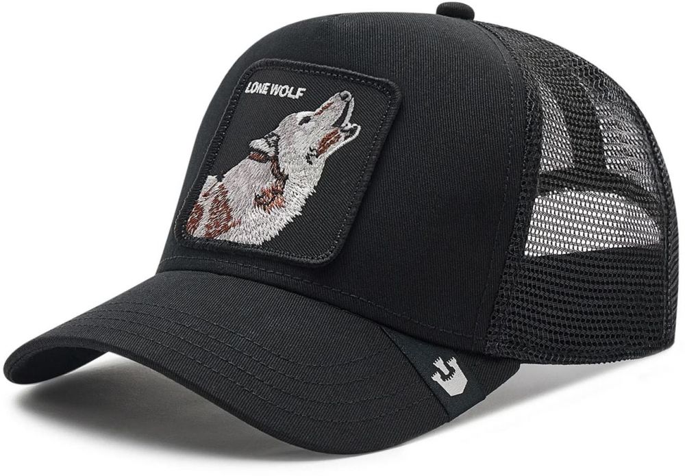 GOORIN Bros. Čiapka 'THE LONE WOLF'  hnedá / sivá / čierna