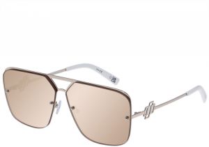 LE SPECS Slnečné okuliare 'Metazoic'  zlatá / strieborná