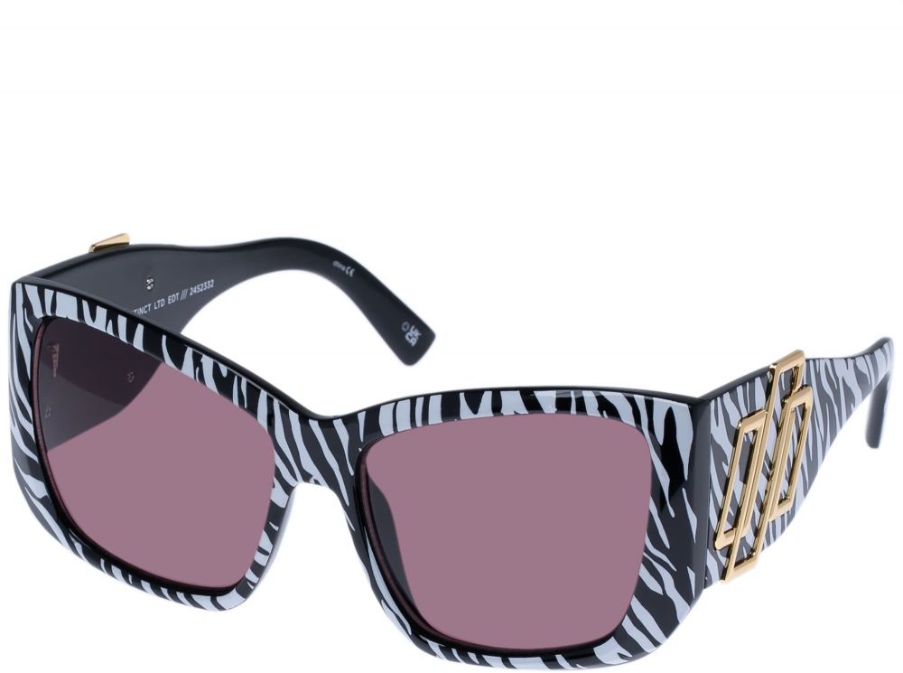 LE SPECS Slnečné okuliare 'Primal Instinct'  zlatá / fialová / čierna / biela