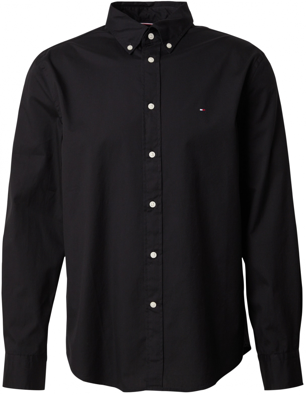 TOMMY HILFIGER Košeľa 'Flex'  červená / čierna / biela