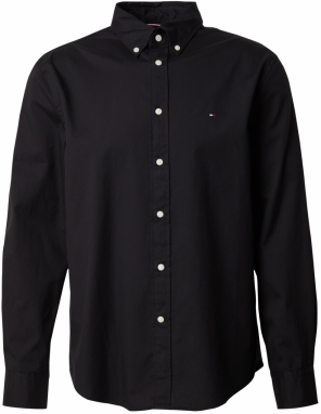 TOMMY HILFIGER Košeľa 'Flex'  červená / čierna / biela