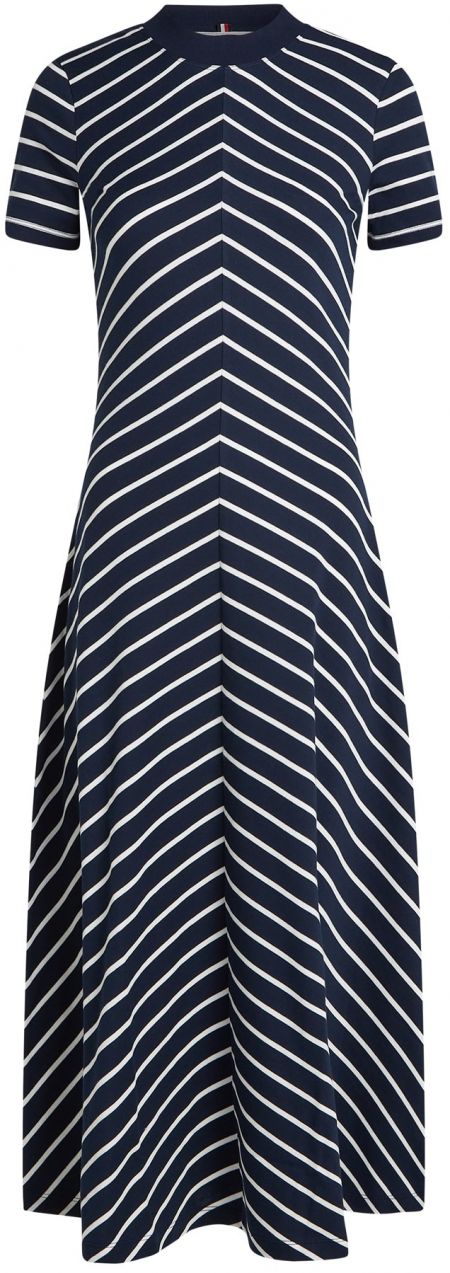 TOMMY HILFIGER Šaty  námornícka modrá / biela