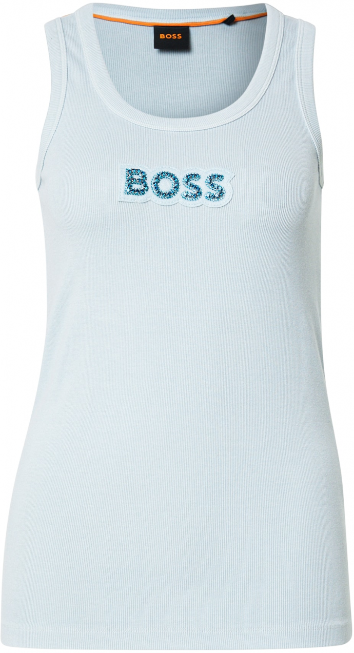 BOSS Top 'Ematite2'  tyrkysová / pastelovo modrá
