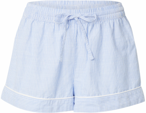 Hunkemöller Pyžamové nohavice  svetlomodrá / biela
