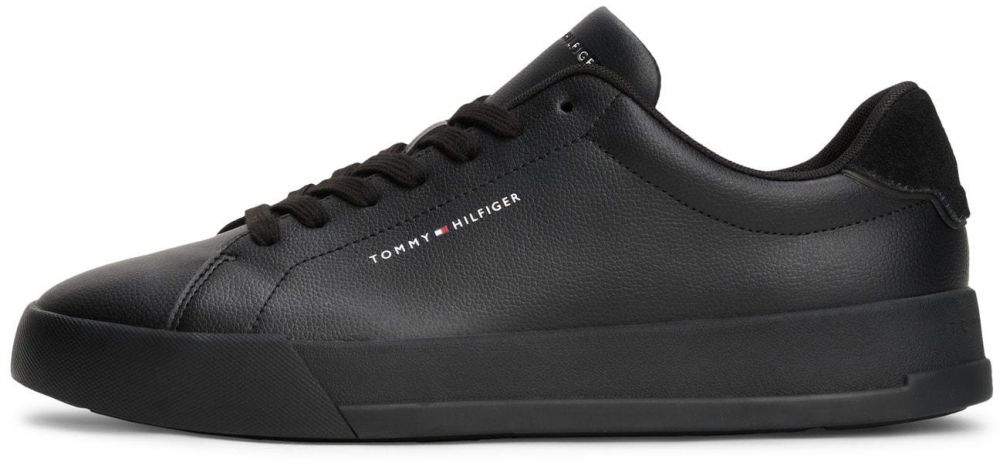 TOMMY HILFIGER Nízke tenisky 'Court Ess'  čierna / biela