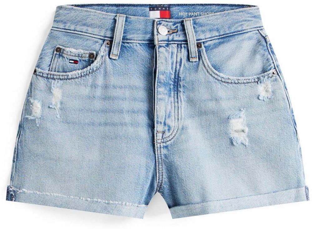 Tommy Jeans Džínsy 'Raw Hem'  modrá denim