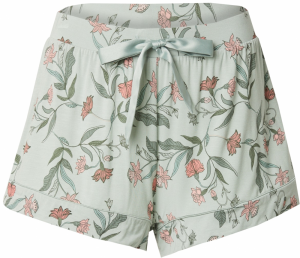 Hunkemöller Pyžamové nohavice  zelená / pastelovo zelená / ružová