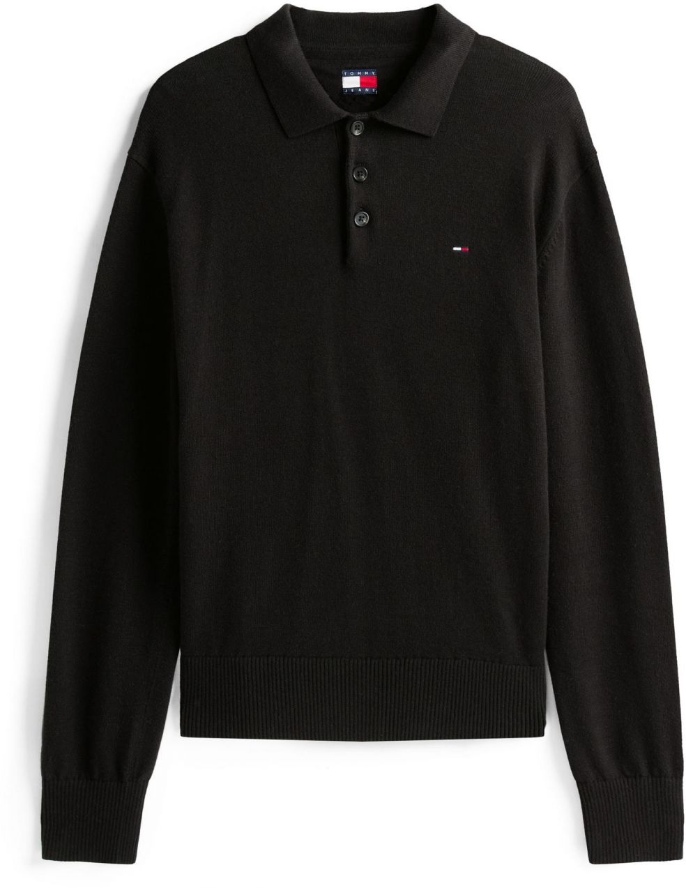 Tommy Jeans Sveter 'ESSENTIAL '  čierna