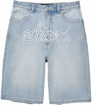 Pull&Bear Džínsy  modrá denim / biela