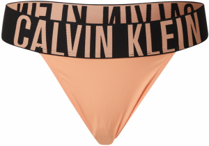 Calvin Klein Underwear Tangá  púdrová / čierna
