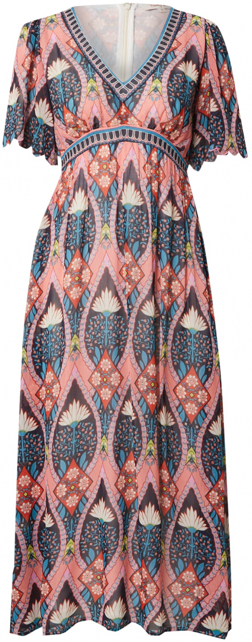 Derhy Šaty 'PAPYRUS'  modrá / námornícka modrá / ružová / biela