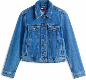 Tommy Jeans Prechodná bunda 'CLASSIC'  modrá denim