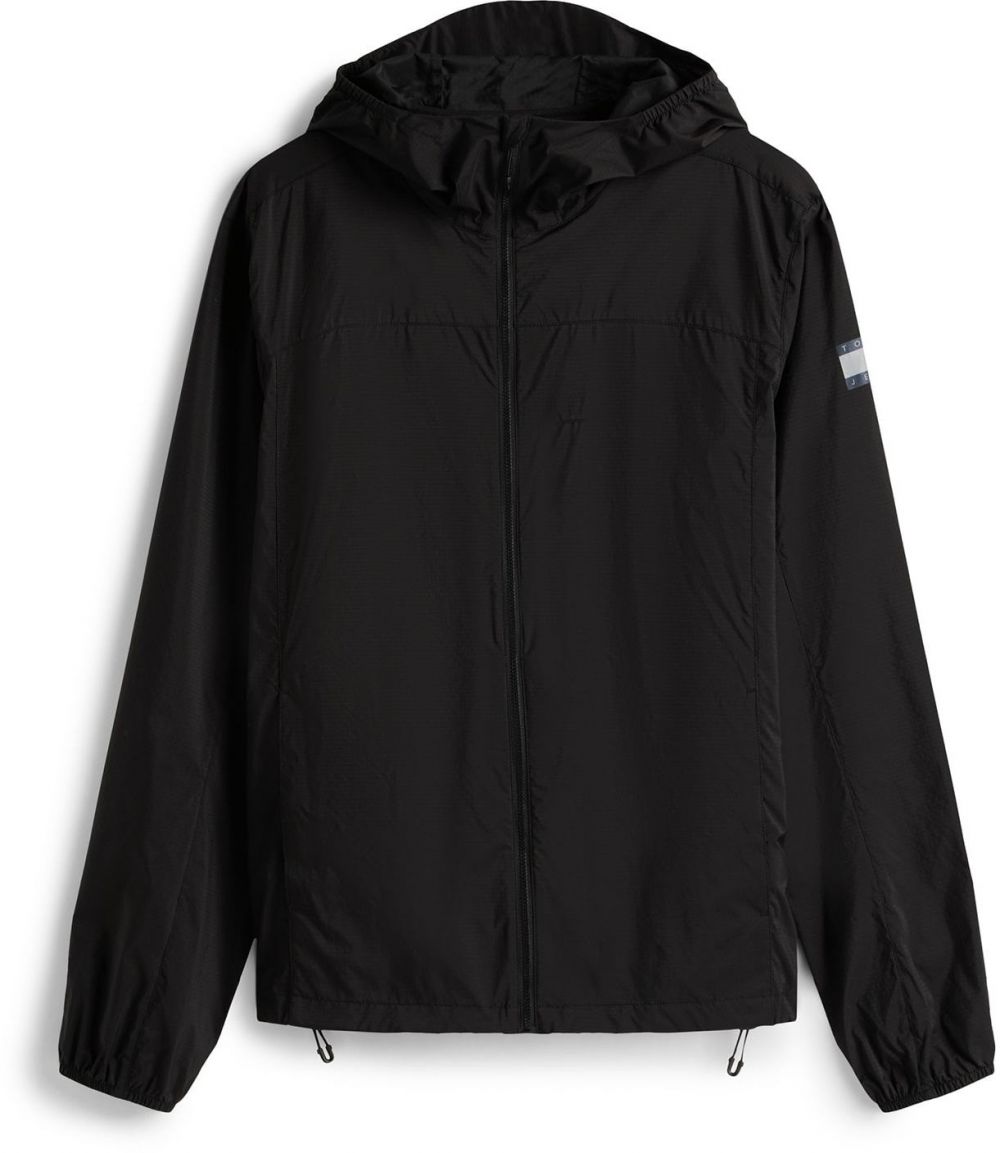Tommy Jeans Prechodná bunda  čierna