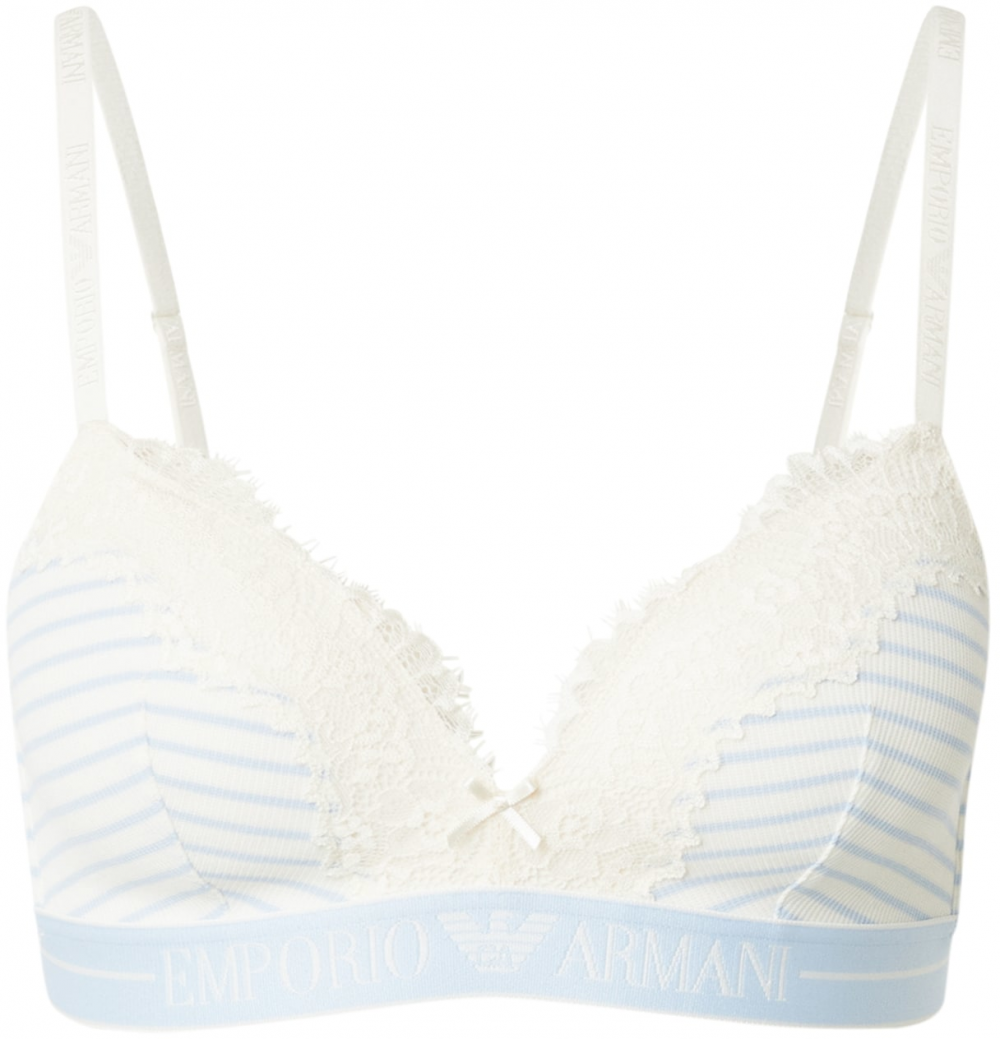 Emporio Armani Podprsenka  svetlomodrá / biela