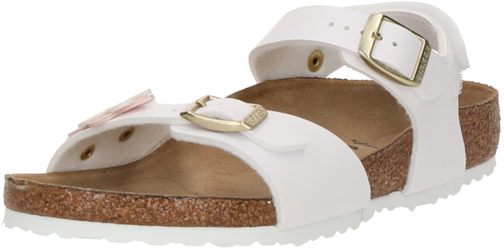 BIRKENSTOCK Sandále 'Rio'  ružová / biela