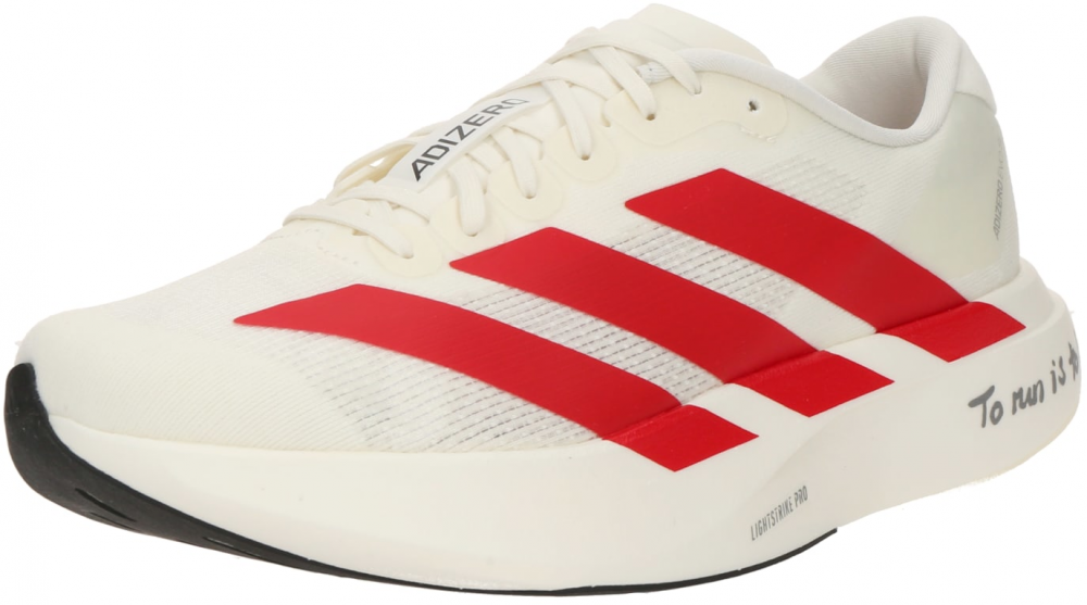 ADIDAS PERFORMANCE Bežecká obuv 'Adizero Evo SL'  červená / biela ako vlna