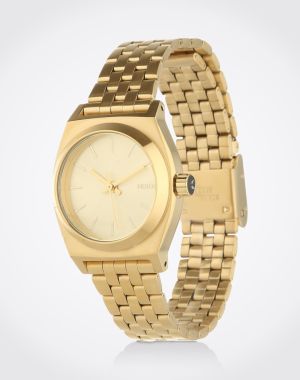 Nixon Analógové hodinky 'Small Time Teller'  zlatá žltá