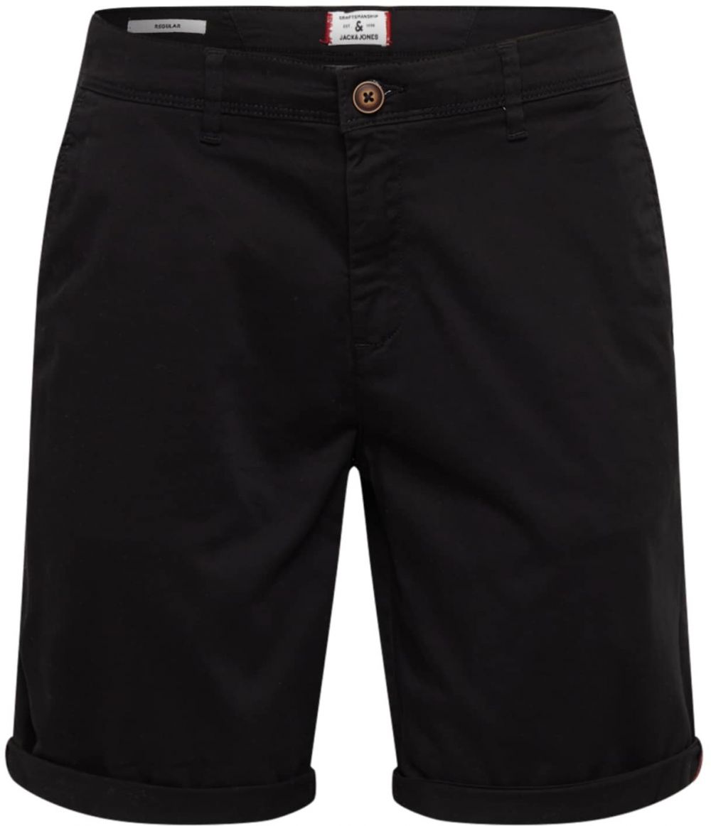 JACK & JONES Chino nohavice 'JJIBowie'  čierna
