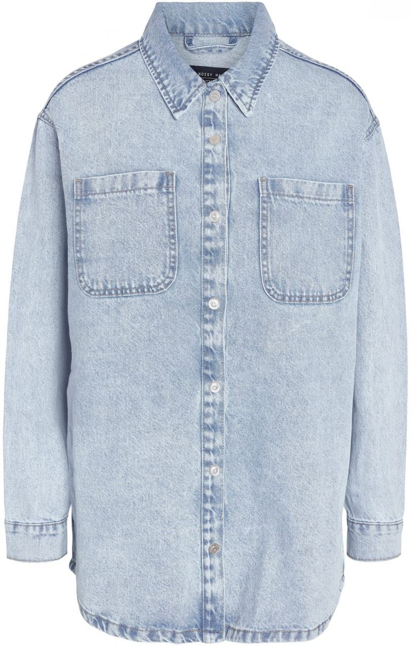 Noisy may Blúzka 'Alva'  modrá denim