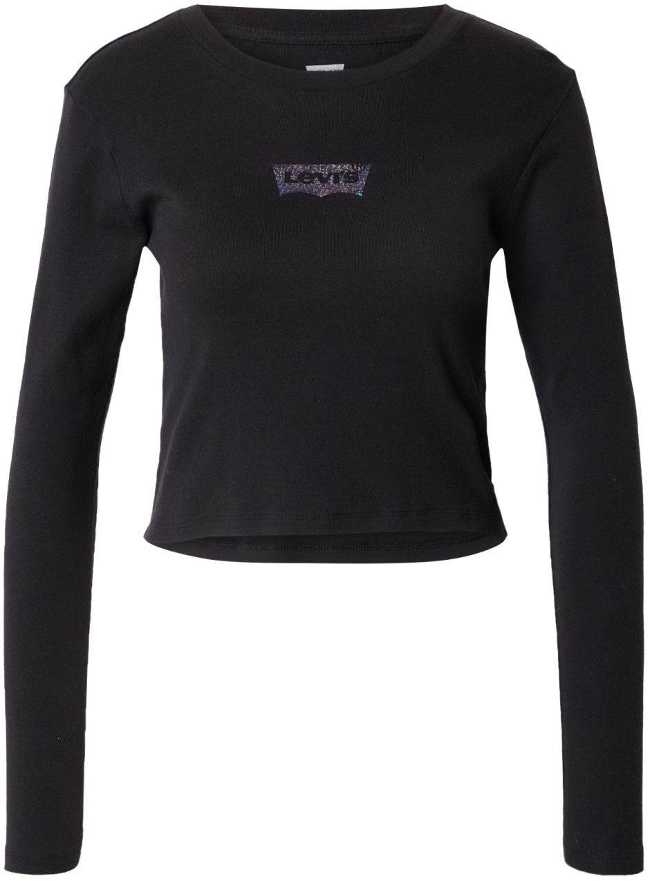 LEVI'S ® Tričko 'Essential'  fialová / čierna / strieborná