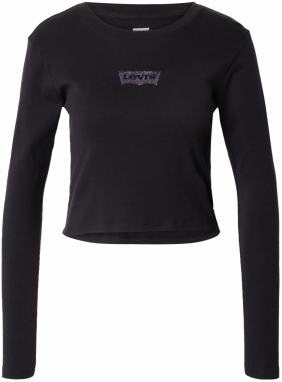 LEVI'S ® Tričko 'Essential'  fialová / čierna / strieborná