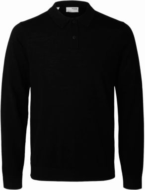 SELECTED HOMME Sveter 'TRAY'  čierna
