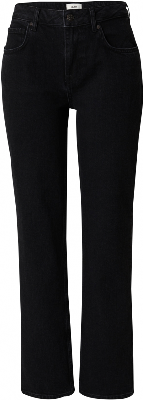 OBJECT Džínsy 'Sava Ellen'  čierny denim