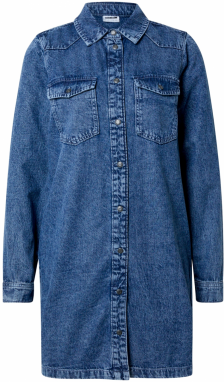 Noisy may Košeľové šaty 'NEW SIGNE'  modrá denim