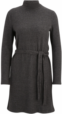 VERO MODA Pletené šaty 'Bella'  čierna melírovaná