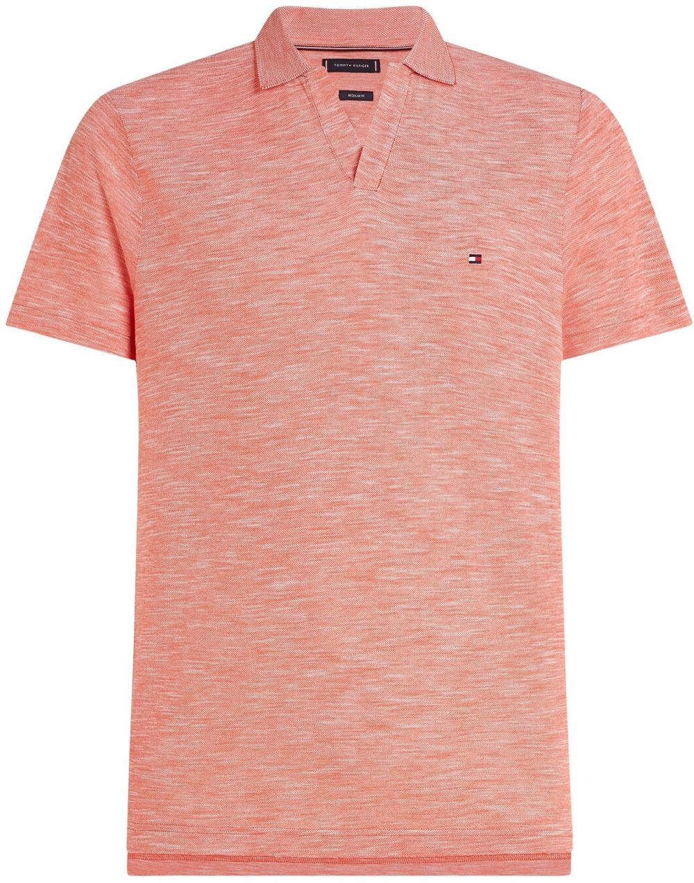 TOMMY HILFIGER Tričko  oranžová / šedobiela