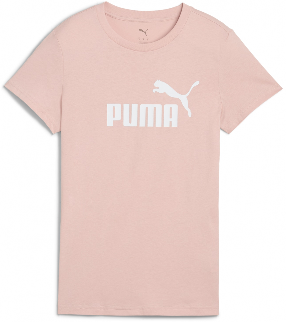 PUMA Funkčné tričko 'ESS No. 1'  ružová / biela