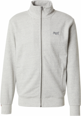 Superdry Mikina 'Essential'  tmavosivá / sivá melírovaná