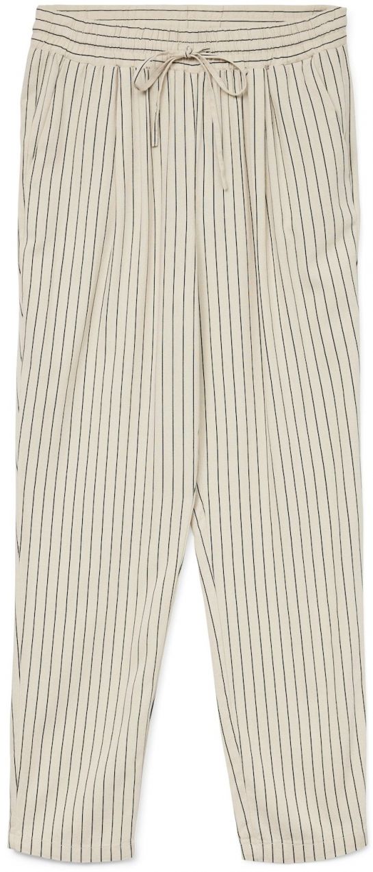 VERO MODA Nohavice 'VMJesmilo'  sivobéžová / čierna