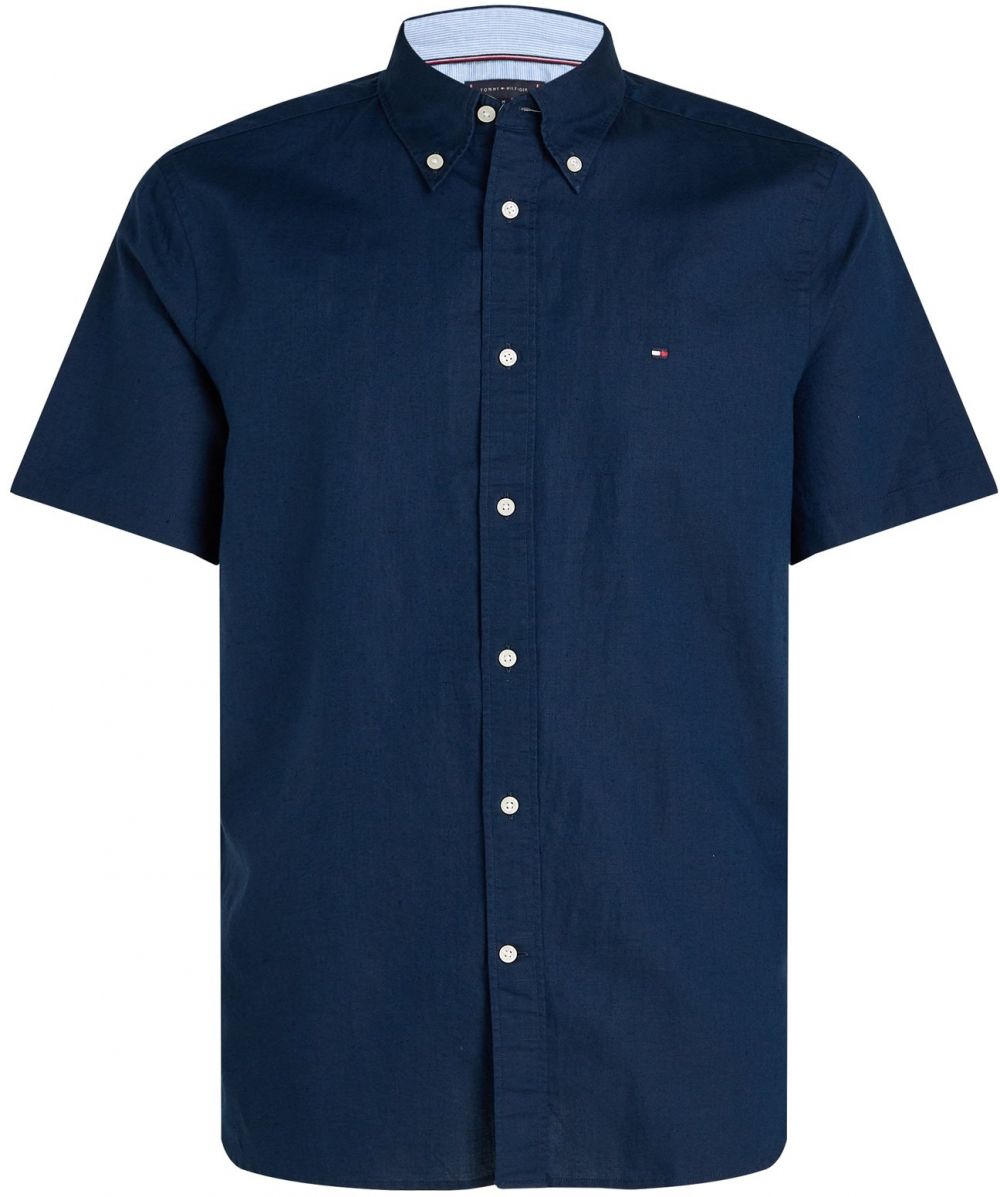 TOMMY HILFIGER Košeľa  námornícka modrá